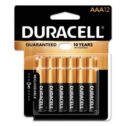 1PK-Duracell Alkaline Batteries with Duralock Power, AAA, 12/Pack