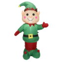 1 Set Inflatable Elf Model Decor Lovely Luminous Inflatable Model Party Supply