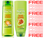 FREE Garnier Fructis Shampoo & Conditioner