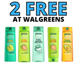 2 Free Garnier Products At Walgreen’s HOT HOT HOT!