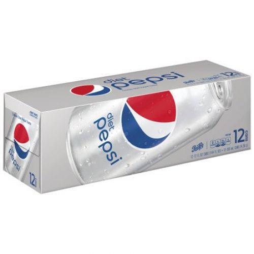 (2 pack) Pepsi Diet Cola Soda, 12 Fl. Oz., 12 Count