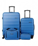 Travelers Club 4 Piece Hardside Luggage Set Black Friday Deal!