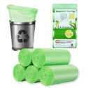 200 Counts 4 6 Gallon Biodegradable Trash Bags Small Can Liners 4 5 6 Gal Waste Basket Bags Bin Liners...