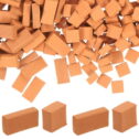 200Pcs Miniature Bricks Simulation Bricks DIY Brick Models Miniature Bricks Kids Landscaping Bricks
