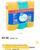 Great Value Disinfecting Wipes In Stores!!!!!