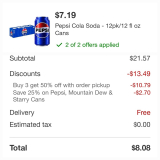 Stock Up On Soda!  3 For Only $8!!