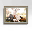 22x27 Frame Silver Real Wood Picture Frame Width 2 inches | Interior Frame Depth 0.5 inches |