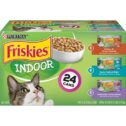 (24 Pack) Friskies Indoor Wet Cat Food Variety Pack, Indoor, 5.5 oz. Cans