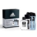 ($24 Value) ADIDAS Dynamic Pulse Fragrance Gift Set: After Shave + 3-in-1 Body, Hair & Face Shower Gel + Deodorant...