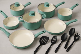 Bella 12-Piece Nonstick Ceramic Cookware Set Just $14.99 Shipped – HOT Deal!