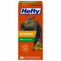 2X-Hefty Strong Lawn & Leaf 39-Gallon Extra Large Drawstring Trash Bags - 18 ct