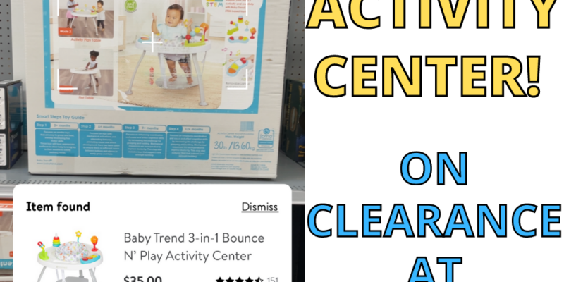 3-In-1 Baby Trend Activity Center On Clearance!