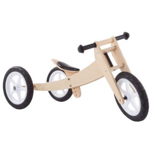 3-in-1 Balance Bike – Multistage Wooden Walking Beginner Tricycle by Lil’ Rider