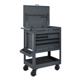 30 in. 5 Drawer Mechanics Cart, Slate Gray on Sale At Harbor Freight Tools