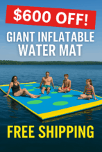 $600 Off This Giant Inflatable Water Mat + Free Shipping!