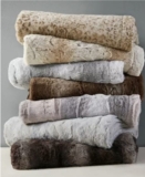 Zuri Fox Fur Throw Blanket