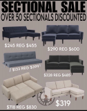 HUGE Sectional Sale – Many At Closeout Prices at Walmart