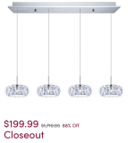 Awilda 4-Light Kitchen Island Pendant 88% OFF CLOSEOUT DEAL!