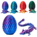 3D Printed Dragon Egg, Explore Enchanting Dragon Egg Fidget Toy Surprise and More for Endless Fidget Fun