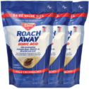 (3 Pack) Enoz Roach Away Boric Acid Powder, Cockroach Killer, 24 oz Pouch
