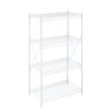 4-Tier storage shelf, white