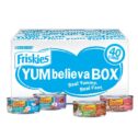(40 Pack) Friskies Wet Cat Food Variety Pack, YUMbelievaBOX YUM-credible Surprises, 5.5 oz. Pull-Top Cans