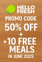 HelloFresh Promo Code: 50% Off + 10 Free Meals in June 2025