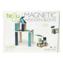 42 Piece Tegu Magnetic Wooden Block Set, Blues