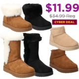 EVEN LOWER!! $11.99 Women’s Faux-Fur Winter Boots