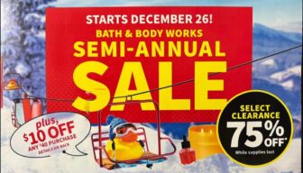 BATH AND BODYWORKS SEMI ANNUAL ENDS TODAY – DEALS UP TO 75% OFF