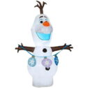 48 in. Gemmy LED Frozen Inflatable Frozen 2 Olaf with Ornament String