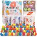 48 Pcs Bath Bombs, Natural & Organic for Bath Bomb Gift Set Women, Stress Relief Gift Set - PickMora