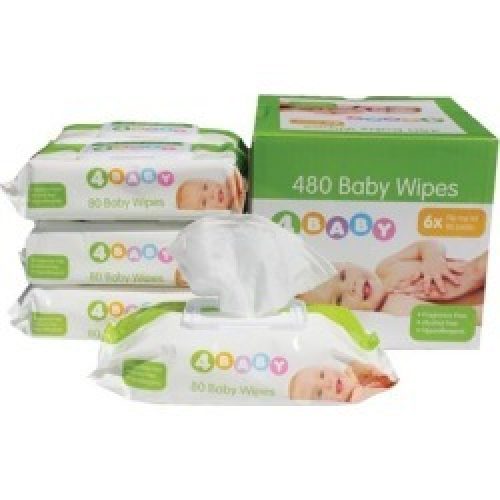 4Baby Baby Wipes 480 Pack