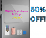 Kekefarm Magnetic Acrylic Calendar Now 50% Off with Coupon!