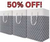 HomeHacks Laundry Basket 3-pack Now 50% Off with Coupon!