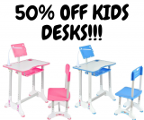Kids Adjustable Chair and Desk Set Now 50% OFF!