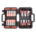 58 Piece Screwdriver Bit Set – Magnetic Metric and SAE Measurement Precision Driving Kit with Handle and Carrying Case by...