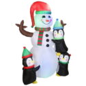 5.9ft Inflatable Decor iMounTEK Inflatable Snowman Decor for Christmas House