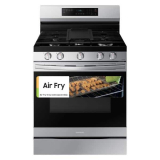 6 cu. ft. Smart Wi-Fi Enabled Convection Gas Range with No Preheat AirFry in Stainless Steel on Sale At The Home Depot