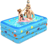 Luxby Inflatable Pool Major Price Drop with Code on Amazon!!