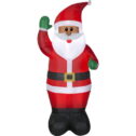 6.5 ft. H Christmas Airblown Inflatables African Santa