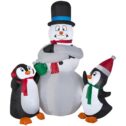 6 ft. Inflatable Shivering Snowman