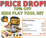 Kids Play Tool Set! Hot Savings On Amazon!