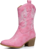 Women’s Mid Calf The Western Cowgirl Boots HOT PRICE