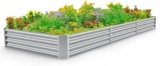 Land Guard 12×4-Foot Galvanized Raised Garden Bed Only $40 (Was $100)