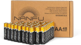 NANFU AA 48 Batteries Double Discount on Amazon!
