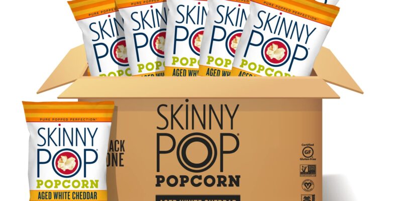 Amazon Price Drop On SkinnyPop Aged White Cheddar Popcorn – STOCK UP!