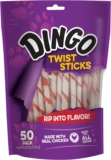 Dingo Twist Sticks Rawhide Chews ONLY $4! Save OVER 70%!