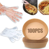 100pc Air Fryer Disposable Paper Liner BIG 90% SAVINGS on Amazon!