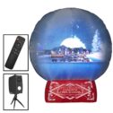 7.5 ft. Inflatable Christmas Living Projection Snow Globe
